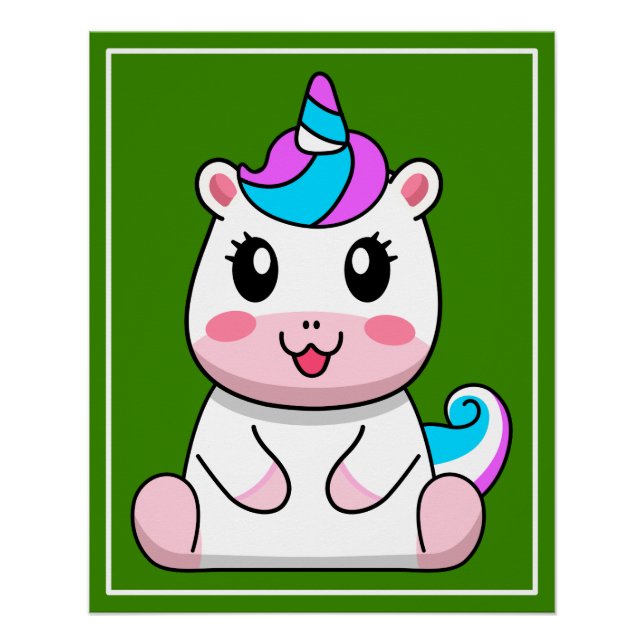 Pôster Cartoon de Sessão Unicorn (Frente)