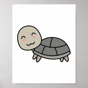 Poster Cartoon de tartaruga