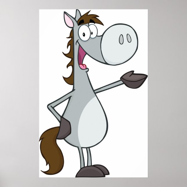 Poster Cartoon Horse (Frente)