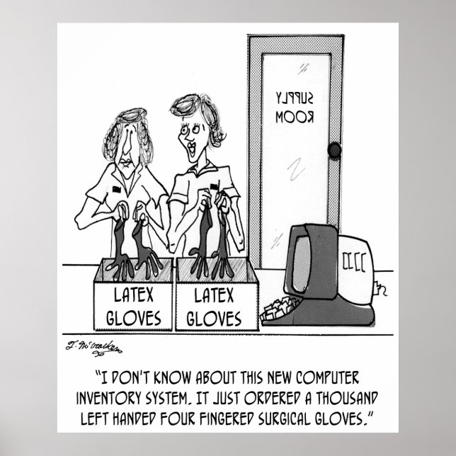 Pôster Cartoon Hospital 1830 (Frente)