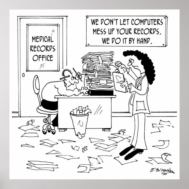 Poster Cartoon hospitalar 7117 (Frente)