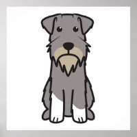 Cartoon Miniatura Schnauzer