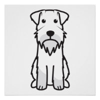 Cartoon Miniatura Schnauzer