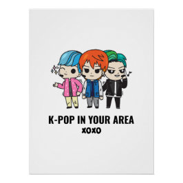 Pôster Cartoon Poster | Character Illustration