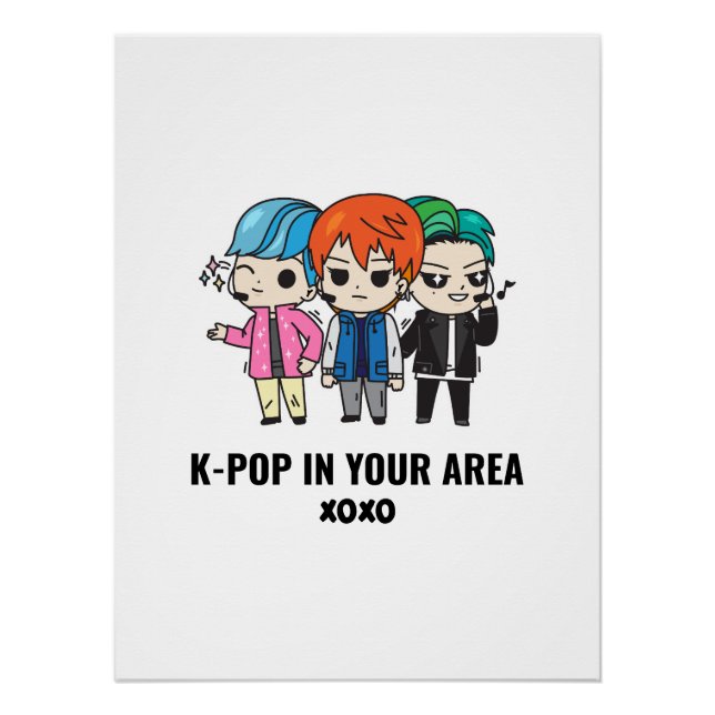 Pôster Cartoon Poster | Character Illustration (Frente)