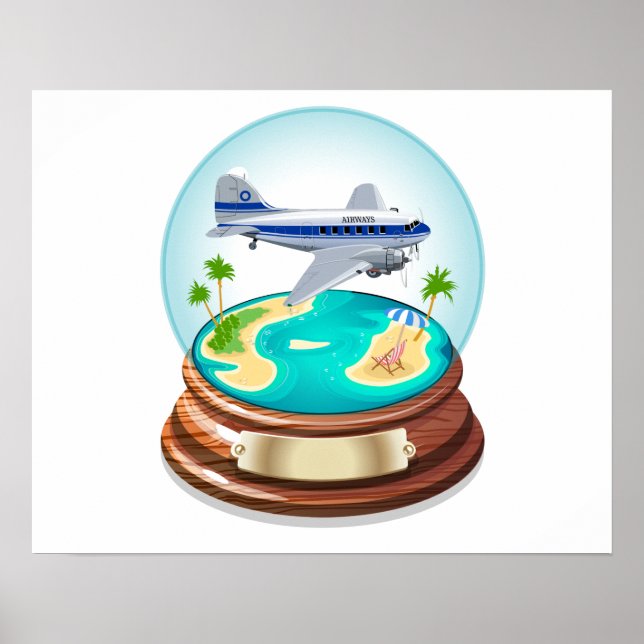 Poster Cartoon Summer Cristal Ball (Frente)