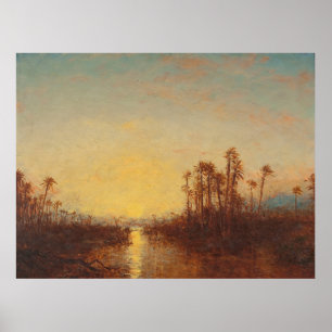 Poster Cartum, Coucher De Soleil - Félix Ziem