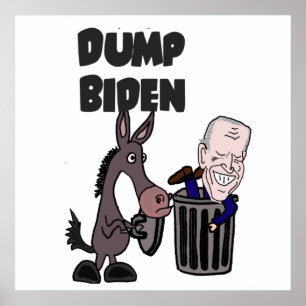 Poster Cartum Engraçado Joe Biden