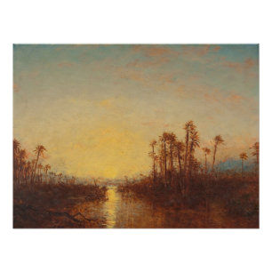 Pôster Cartum, Pôr do Sol – Félix Ziem