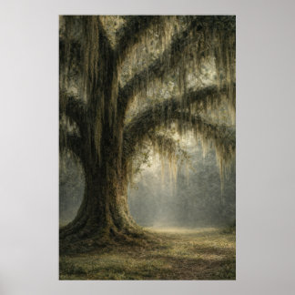Poster Carvalho Sussurrante | Paisagem Sulista Mal-humora