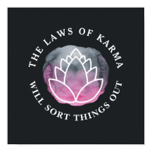 Carvões de Citação Motivada de Lotus Karma Branco