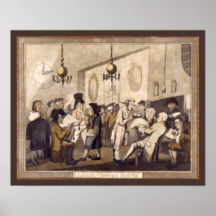 Pôster Casa 1798 do café de Lloyd por G. Woodward