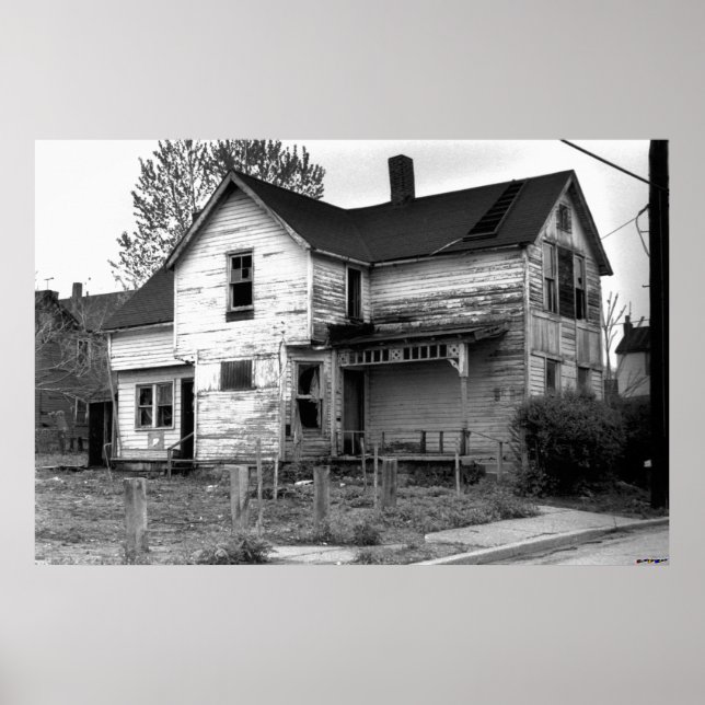 Pôster Casa abandonada (Frente)