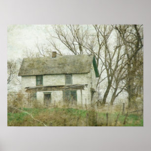 Pôster Casa abandonada velha