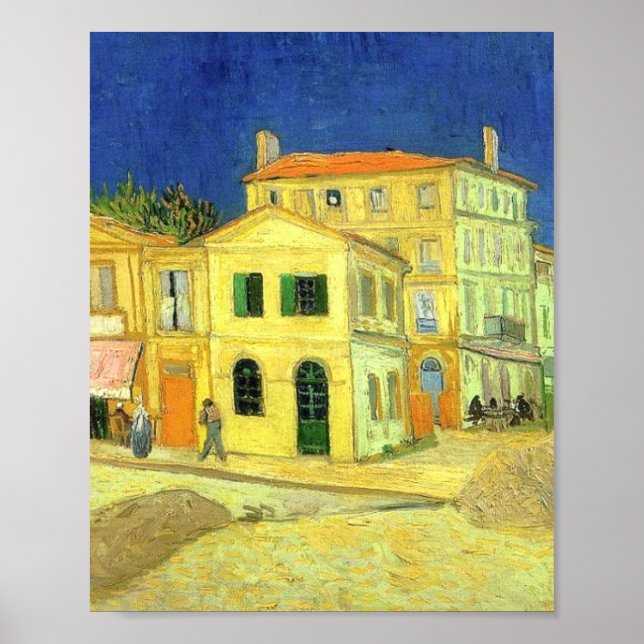 Poster Casa Amarela De Vincent Van Gogh (Frente)