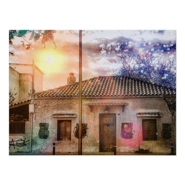 Pôster Casa antiga (Frente)