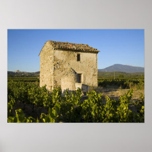 Pôster Casa antiga no Comtat Venaissin, Vaucluse,