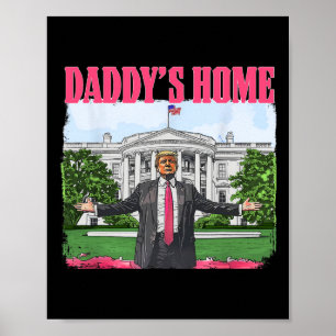 Poster Casa Branca De Pai Engraçado, Rosa 2024, Com