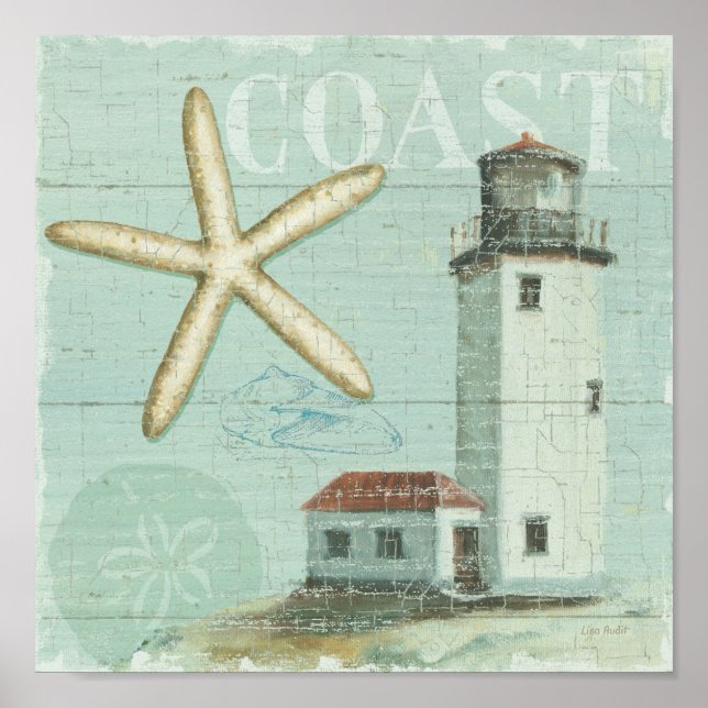 Poster Casa Branca na Praia (Frente)