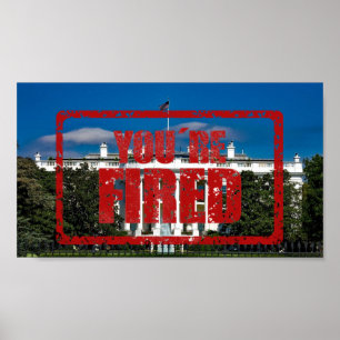 Poster Casa Branca, você é o Fired Impeachment Party