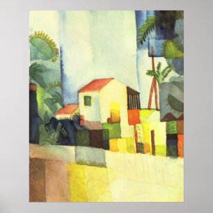 Poster Casa brilhante daqui até agosto Macke
