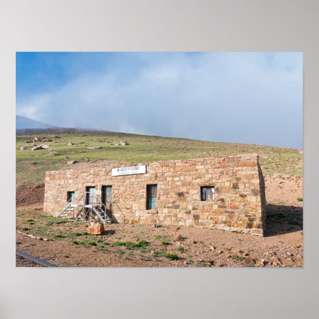 Poster Casa da Estação no Pikes Peak (Frente)