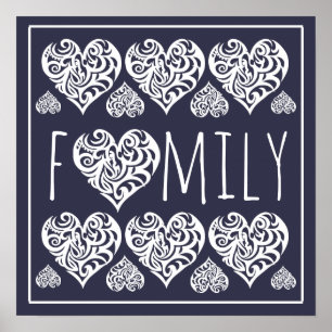 Poster Casa da família/ escritório