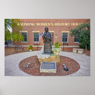 Poster Casa da História das Mulheres de Wyoming, Laramie,