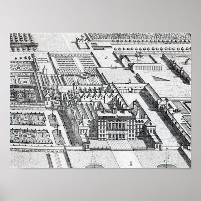 Pôster Casa de Badminton no Condado de Gloucester (Frente)