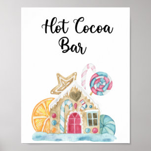 Poster Casa de biscoito de gengibre - Barra de cacau quen