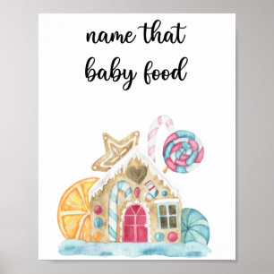 Poster Casa de biscoito de gengibre - nome daquele alimen