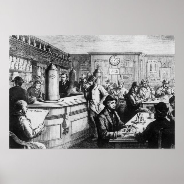 Pôster Casa de café, Clerkenwell (Frente)