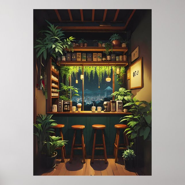 Poster Casa de Café de Tóquio  (Frente)