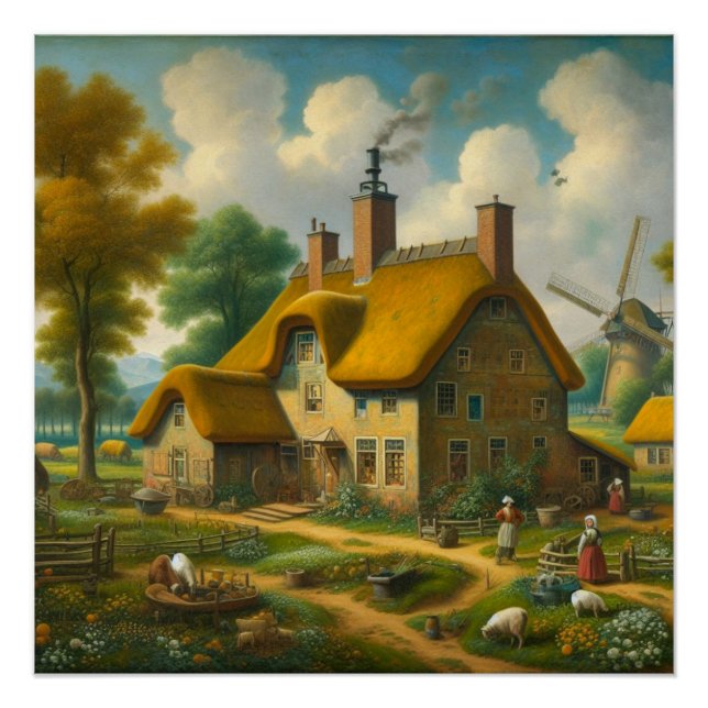 Pôster Casa de campo (Frente)