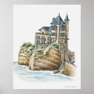Pôster Casa de campo Belza, Biarritz, France