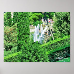 Pôster Casa de campo D'Este - Tivoli (Italia)