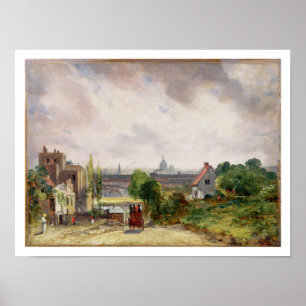 Poster Casa de campo do senhor Richard Steele, Hampstead,