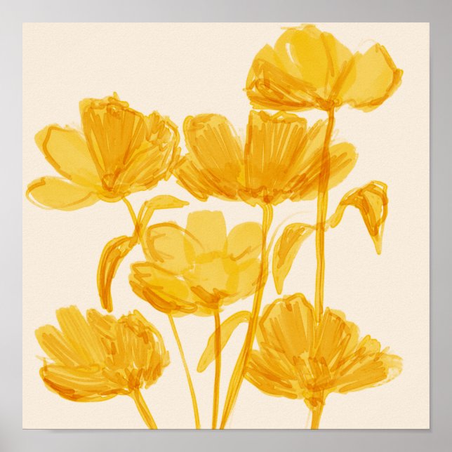 Poster Casa de Decência da Sala de Aestesia Amarela (Frente)