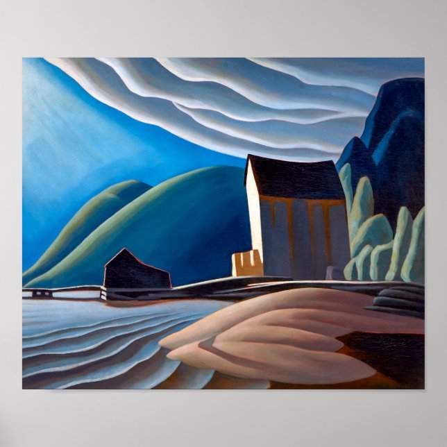 Poster Casa de Gelo, Lago Superior | Lawren Harris | (Frente)