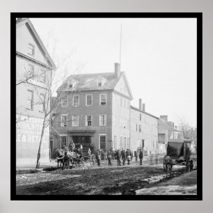 Pôster Casa de Marshall em Alexandria, VA 1865