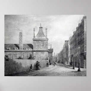 Poster Casa de Montague, Bloomsbury, Londres 1845-49