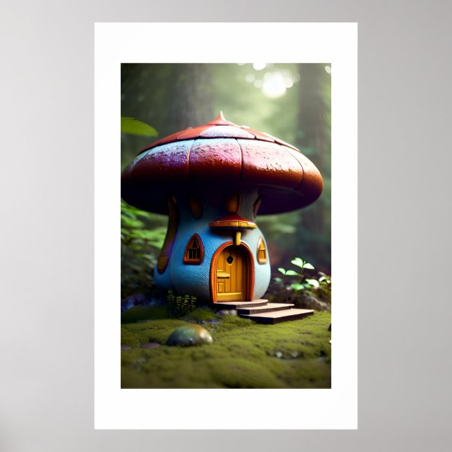 Poster Casa de Mushroom Encantada (Frente)