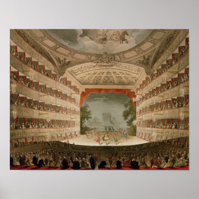 Pôster Casa de Ópera do Teatro Kings (Frente)