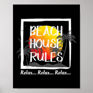 Poster Casa de Praia Regulamentação Férias de Verão Prese
