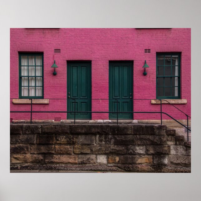 POSTER CASA DE ROSA COM DUAS PORTAS (Frente)