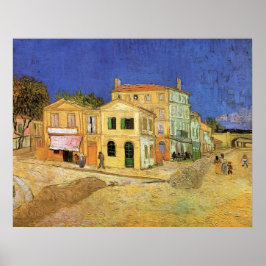Pôster Casa de Vincent em Arles, por Vincent van Gogh
