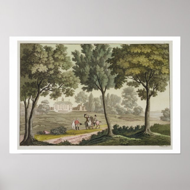 Pôster Casa de Washington no Monte Vernon, de Le Costu (Frente)