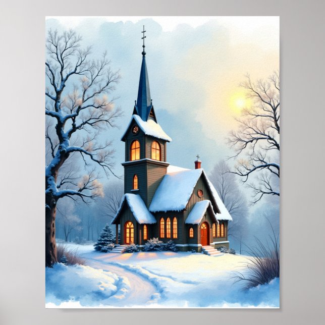 Poster Casa debaixo da neve (Frente)