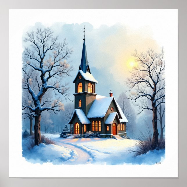 Poster Casa debaixo da neve (Frente)