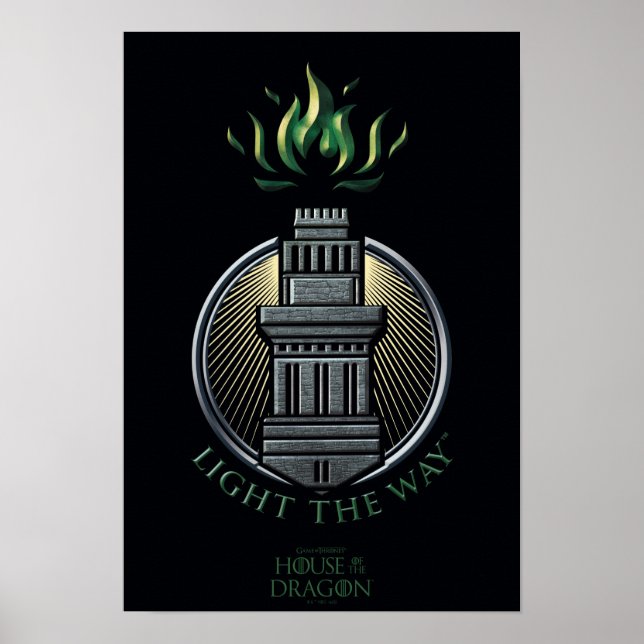 Poster CASA DO DRAGÃO | House Hightower Sigil (Frente)